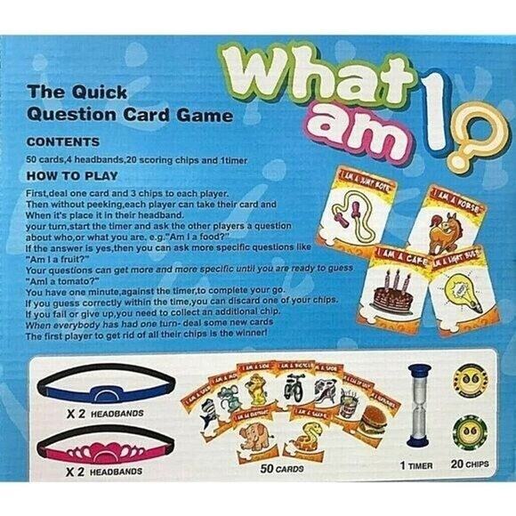 What Am I? The Quick Question Card Game NEW - Picture 2 of 12